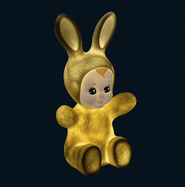 Goodnight light, Hvit bunny rabbit lampe