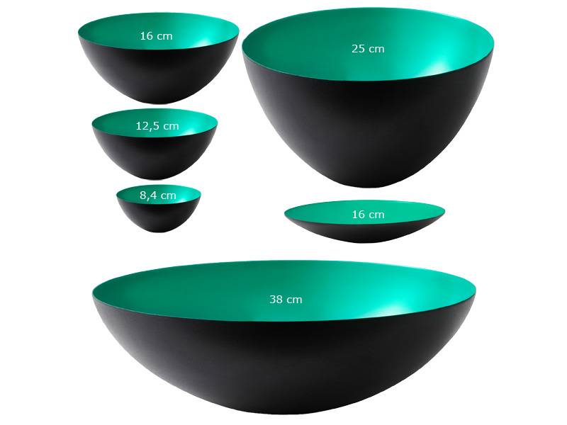 Normann Copenhagen Krenit bolle 12,5 cm turkis