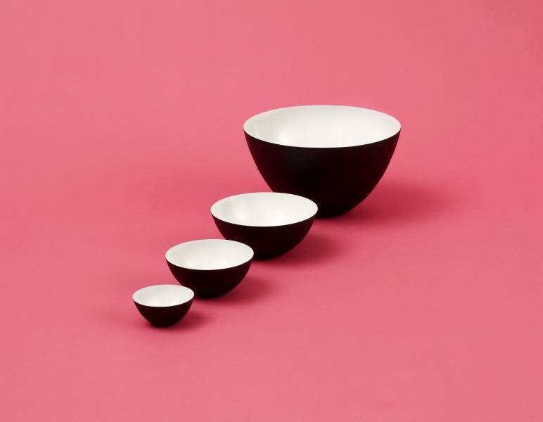 Normann Copenhagen Krenit bolle 8,4 cm hvit